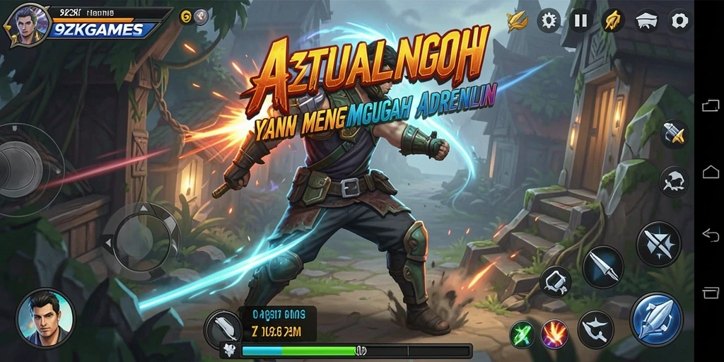 Tampilan gameplay seru dari 9ZKGAMES menunjukkan aksi yang mendebarkan.