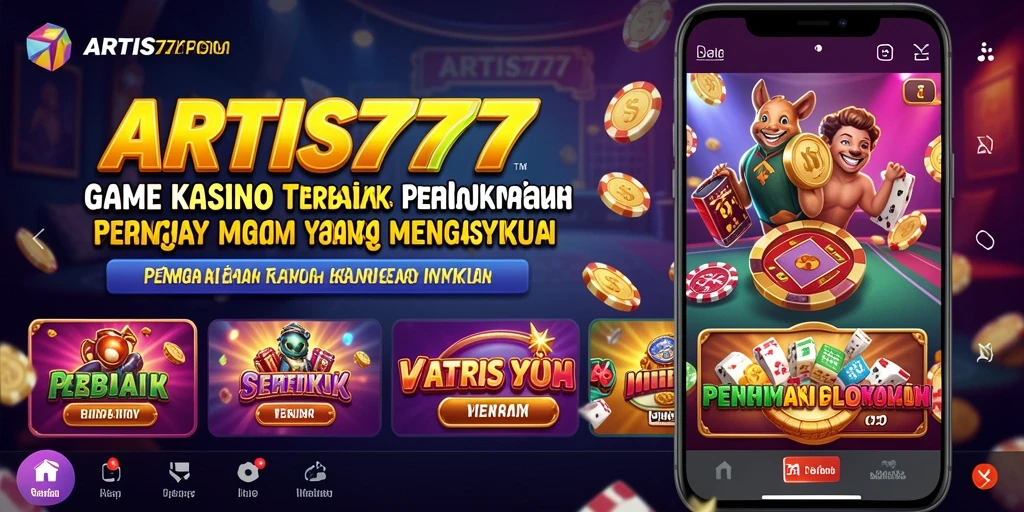 Tampilan screenshot <strong>ARTIS777</strong> dengan gameplay Kasino yang mengasyikkan.