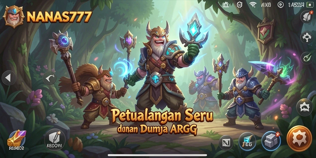 Tampilan screenshot NANAS777 dengan aksi pertarungan seru dalam dunia ARPG.