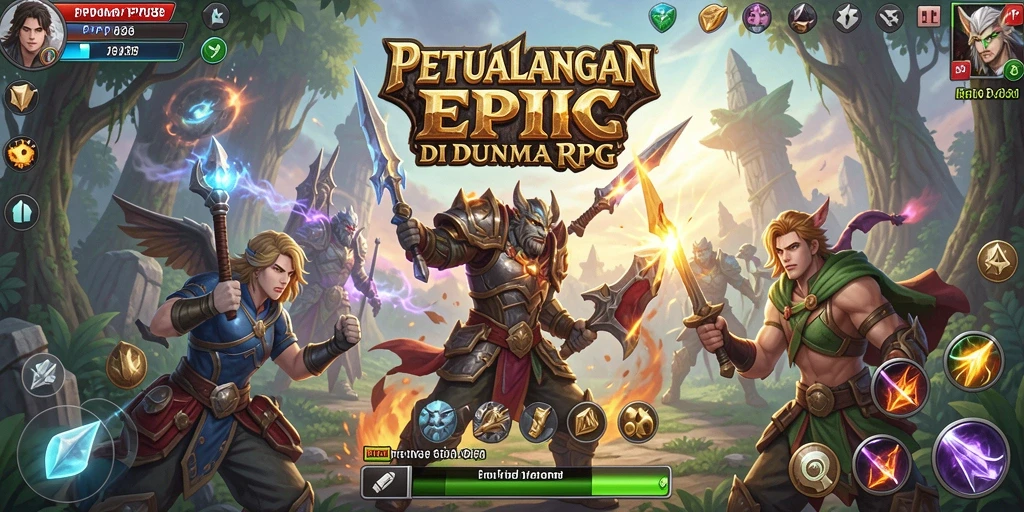 Screenshot PPV88 menampilkan aksi seru dalam petualangan RPG.