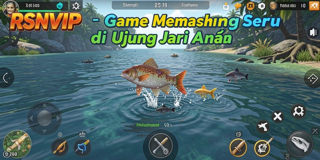 Tangkapan menarik dalam permainan RSNVIP yang menampilkan aksi memancing seru.